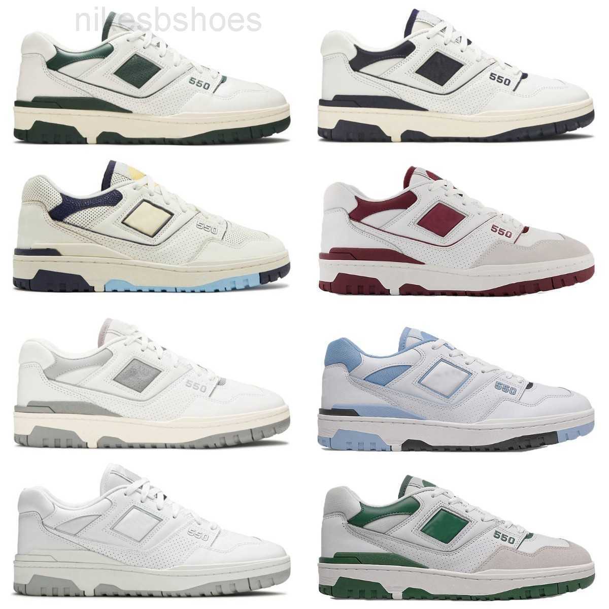 

Trainers BB550 B550 Outdoor Sports Shoes Men Women NEW 550 White Green Grey Cream Black Blue UNC Navy Purple Shadow Burgundy Cyan AURALEE, 36-45 white team royal