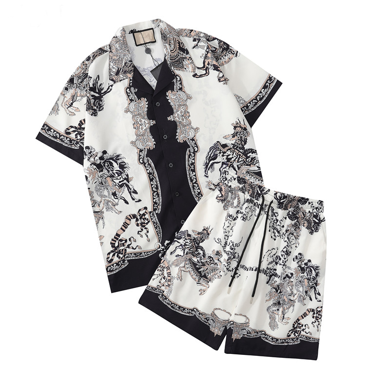 

2023 Mens Shirts Streetwear Hawaiian Shirt Print Beach Tops Summer Thin Tops Short Sleeve Male Clothing M-3XL, Customize