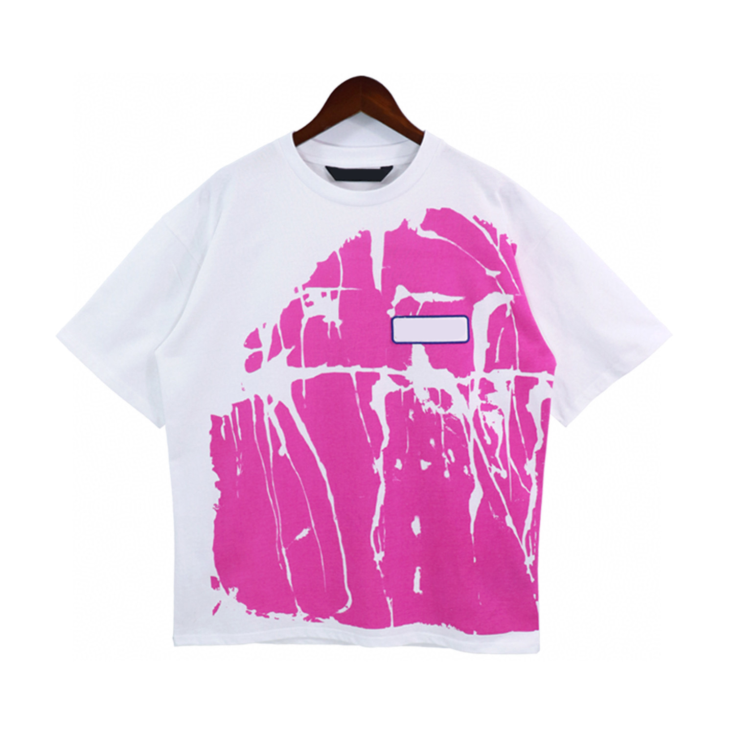 

Men's Plus Tees & Polos Round neck embroidered and printed polar style summer wear with street pure cotton 12wf