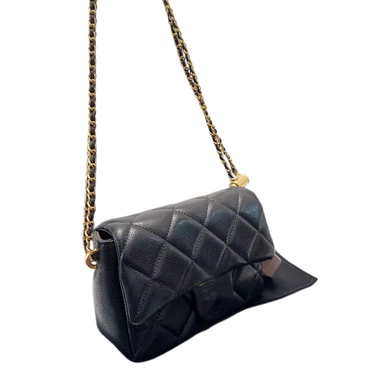 

designer bag new product cowskin is suitable for the cuteness of women all over the world chain bag brand designer women bag Metal ball design Crossbody bag, Black 20*13cm