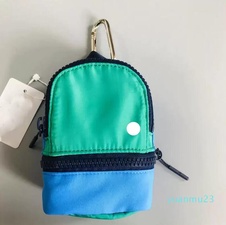 

LL Mini Coin Purse Key Bag Pendant 5 Candy Assorted Color Decorative Wasit bag 8445845, Blue