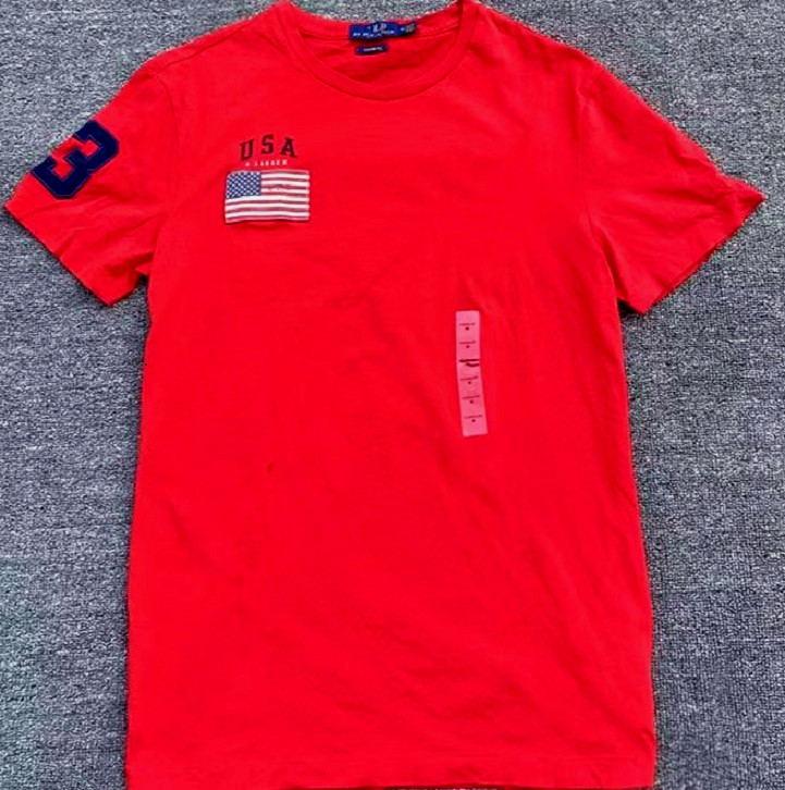 

ss23 Summer New Polos Shirts European and American Men's T-Shirts Short Sleeves Casual Colorblock Cotton Large Size Embroidered Fashion men and women, White