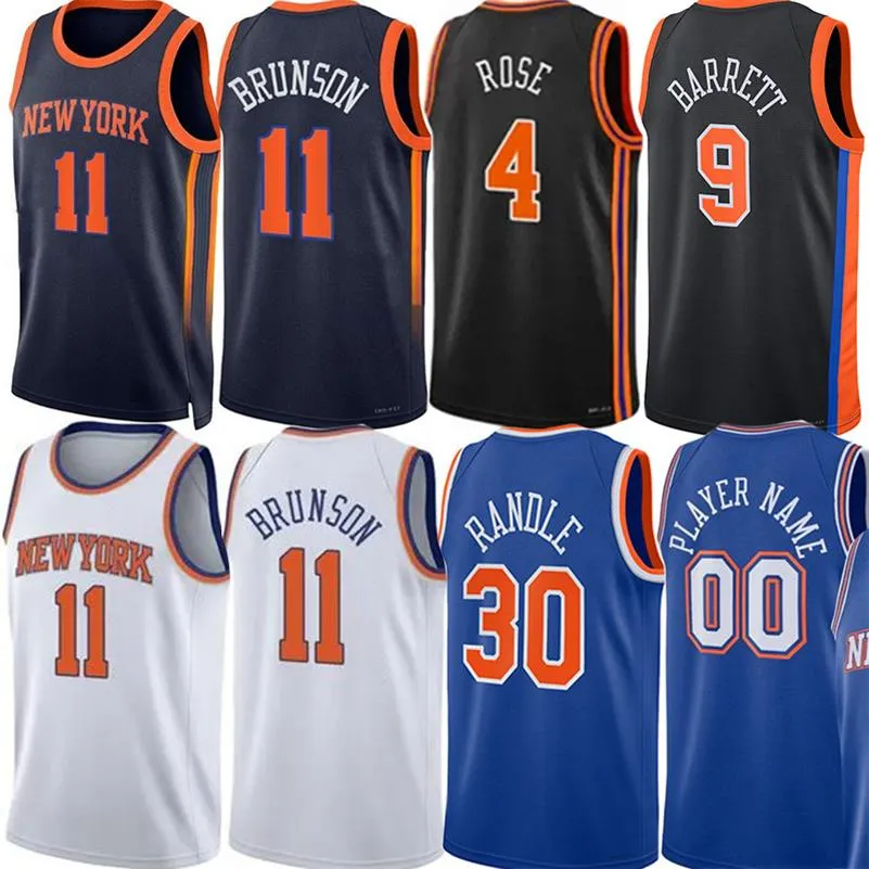 

Knickss Men Basketball Jerseys Julius Randle Jalen Brunson Derrick Rose RJ Barrett Jersey Fournier Immanuel Quickley Obi Toppin Mitchell Robinson Josh Hart City, Colour 8