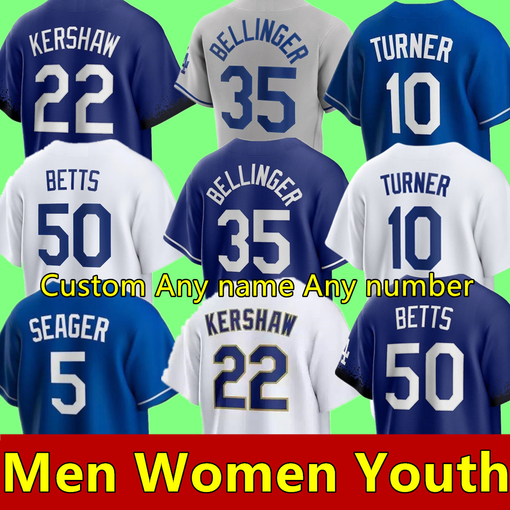 

50 Mookie Betts Baseball Jersey 5 Freddie Freeman Clayton Kershaw Julio Urias Will Smith Justin Turner Joey Gallo Miguel Vargas Men Women Youth, As shown in illustration