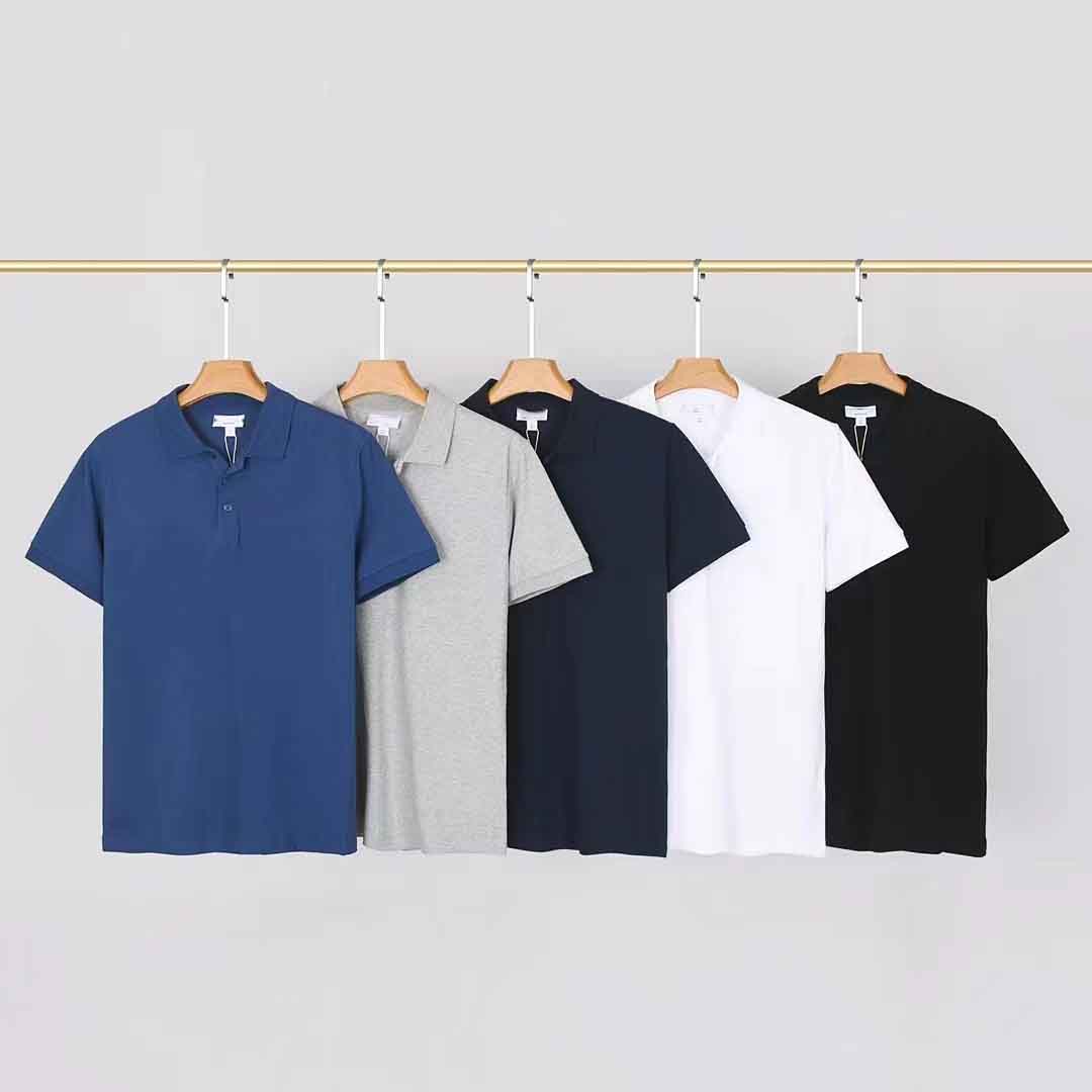 Designer fashion Men&#039;s polo Luxury Black and white and various styles shirt lapel Short Sleeve Casual Embroidery classic tees-image-847515862
