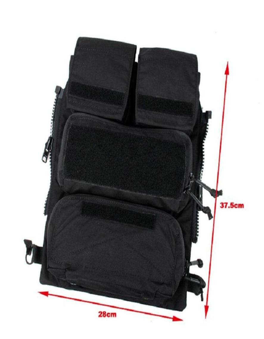 

Hunting Jackets Black Tactical Vest Zipper Pouch Bags Multicam Limited Edition For 1619 AVS JPC20 CPC3268197, Bk
