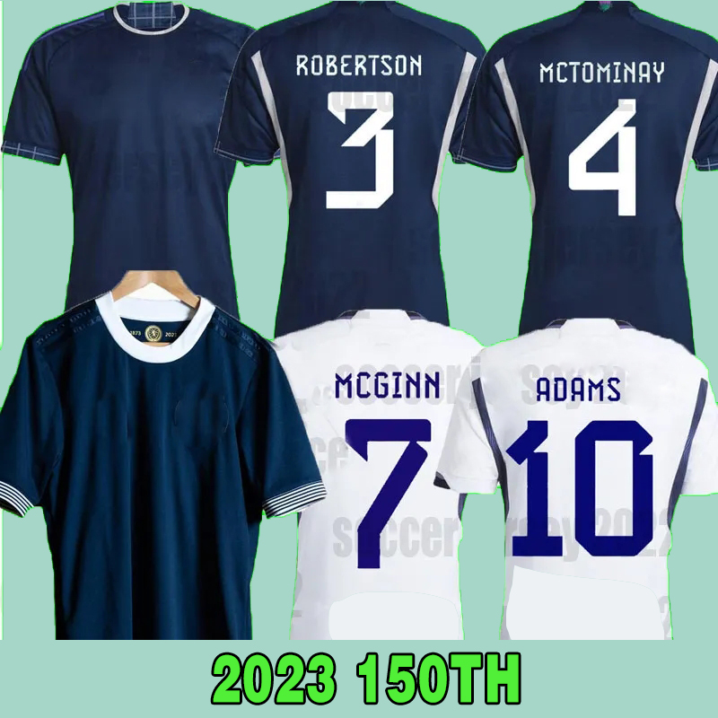 

Scotland2023 150th Anniversary soccer jersey blue Special edition TIERNEY DYKES ADAMS football shirt 23 24 CHRISTIE McGREGOR MCGINN McKENNA men kit kids uniforms, 150th kids