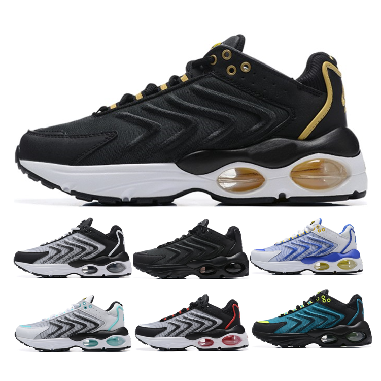 

2023 Airmaxs TW Running Shoes Mens Women Airs Maxs Sneaker Textile Black Emerald Persian Violet Flax Grey Green vachetta tan Blue Cap Cream Designer Sneakers