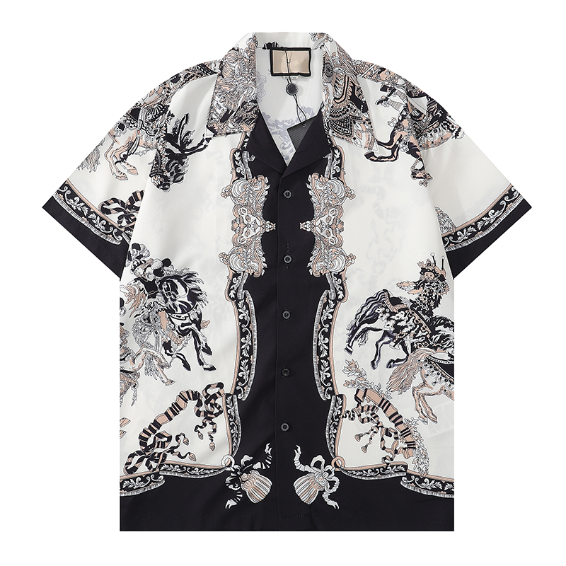 

shirts mens tracksuits t luxury designer mens fashion letter silk bowling tshirt casual shirts men slim fit short sleeve dress shirt 0vm4, 01