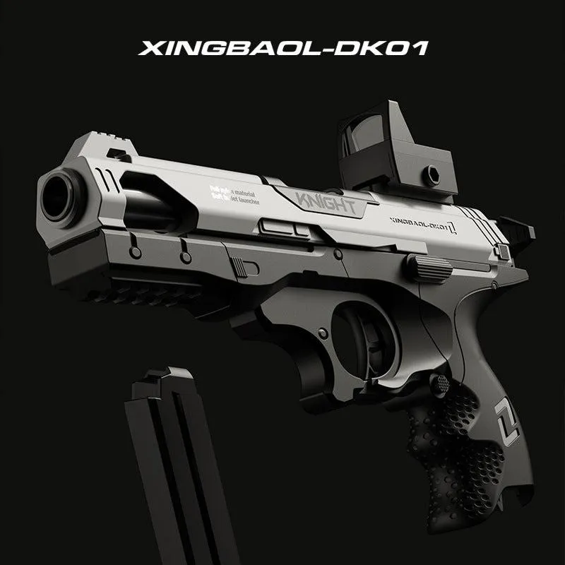 

2023 New Knight Shell Ejection Blaster Toy Gun Pistol Soft Bullet Shooting Model Launcher For Adults Boys Children Outdoor Games r0309