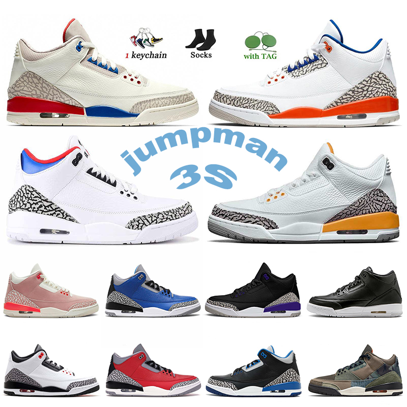 

Jumpman 3s Wen Mowen Basketball Shoes Cardinal Red Cement Pine Green Racer Blue Medium Grey Midnight Navy Black Cat Pure White Mens Trainers Sneaker With Box, #8 red cement 40-47