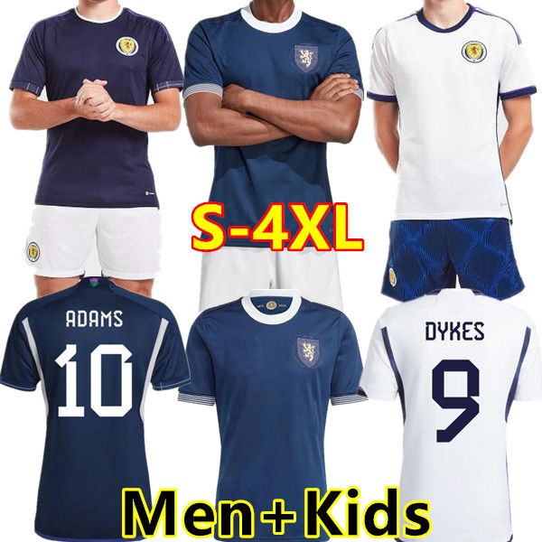 

S-4XL 2022 2023 Scotland Soccer Jerseys 150th anniversary John McGinn Scott McTominay Andy Robertson FRASER ADAMS HANLEY DYKES men kids kit home away football shirts, 22/23 home