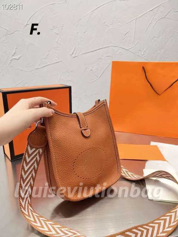 

Body For Genuine Bags Leather Cross Women Solid Color Crossbody Made in Cowhide Leather Evelin Bag js