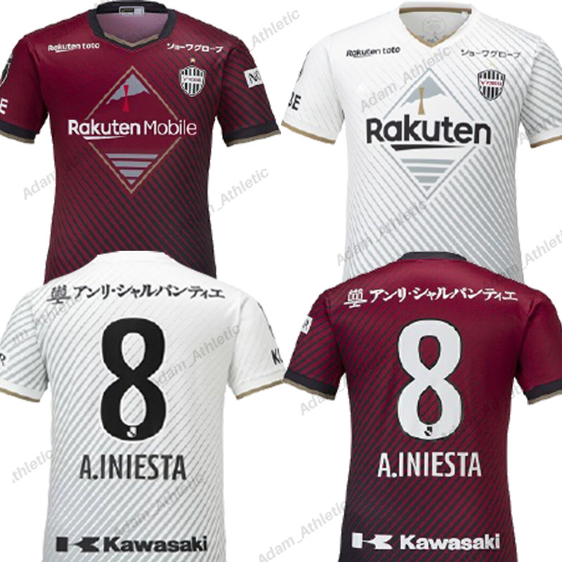 

Vissel A.INIESTA Soccer Jerseys 2023 2024 HOTARU MUTO OSAKO SAMPER Andres Iniesta football shirts, 22-23 away