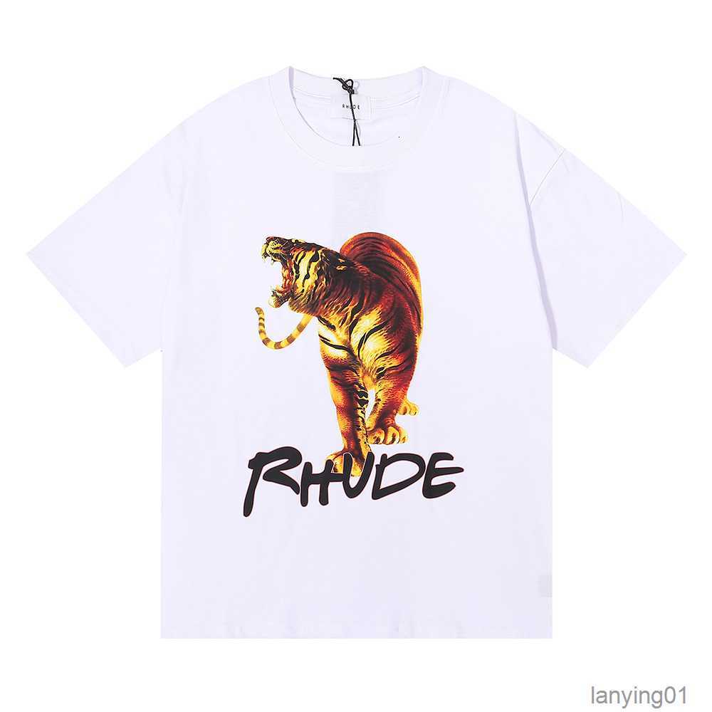 

2023 Brand Rhude Mens t Shirts European American Printing T-shirt Us Size M-xl, 10