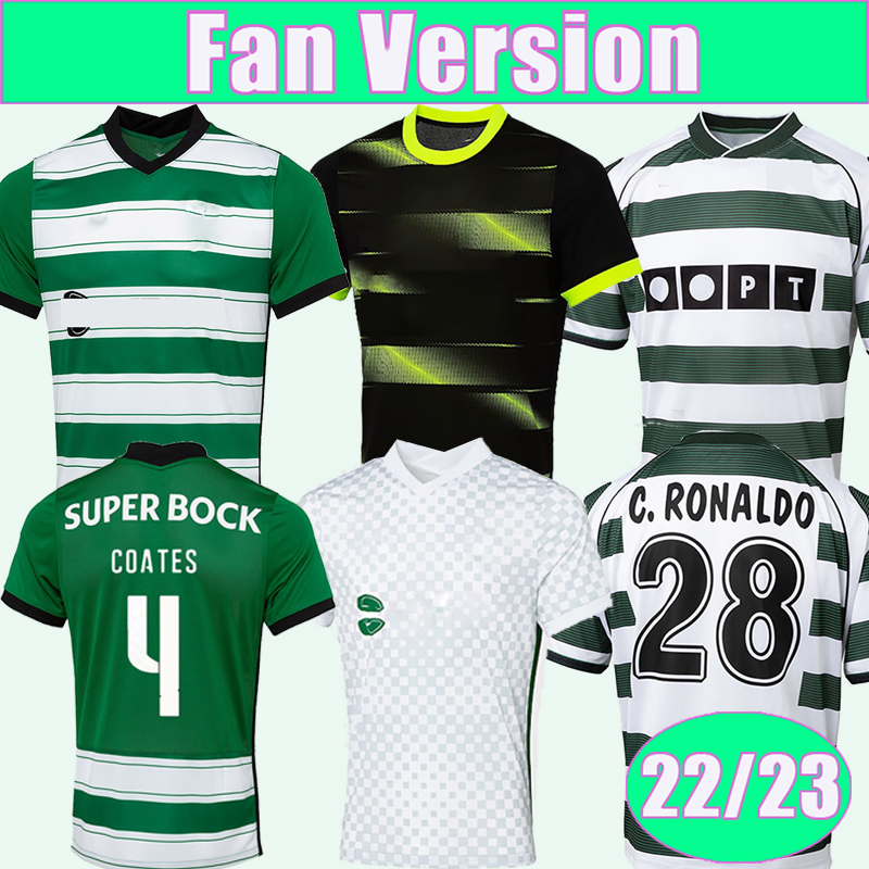 

22 23 S. COATES Lisbon Mens Soccer Jerseys J. PALHINHA SARABIA NETO NUNO SANTOS Home Away 3rd Limited Edition Adult Football Shirts Short Sleeve Uniform, Qm9650 22 23 away no patch