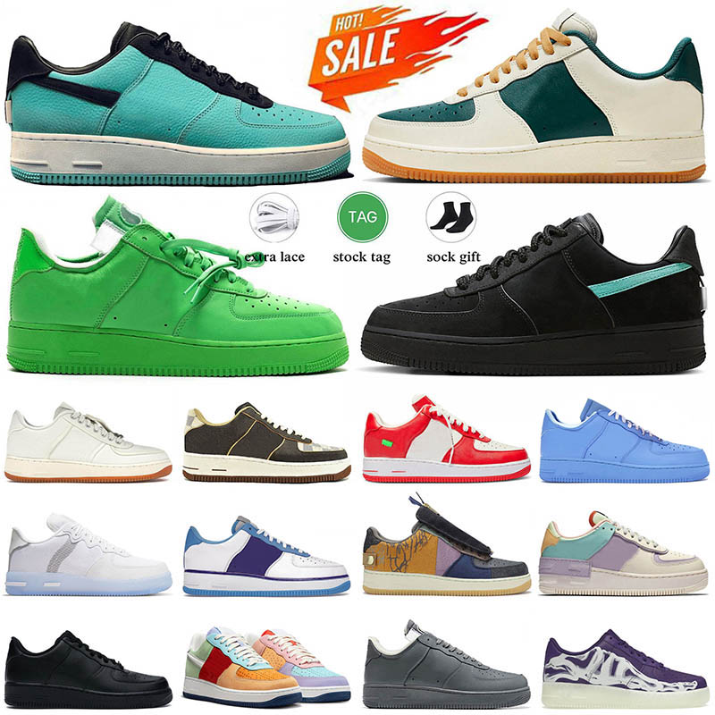 

Wholesale Women Mens Running Shoes Tiffany Skeleton White Black Goost Grey University Gold Green Spark Low Panda Utility LX UV Reactive 1837 Trainers Sneakers, C44 valentines day low 36-40