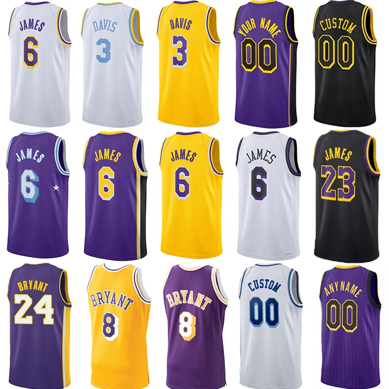 

Custom Anthony 3 Davis Lakerr 6 James Basketball Jerseys Angelo Russell Jarred Vanderbilt Austin Reaves Schroder Beasley Mo Bamba City Lonnie Walker Edition Jersey, Colour 16