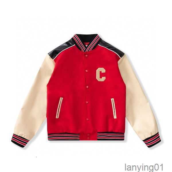 

2023 Mens Designer Jacket Men Coats Jacke Baseball Uniform Letter c Embroidery Pu Leather Comfortable Pearl Clasp Fashion Men'sGIDB, Extra shipping postage/no ship