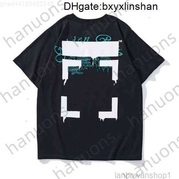 

6FUX Men's T shirts Off Offs White Yellow Warning Strip Printing Student Couple Loose Short Sleeve shirt Fashion Printed Letter x the Back KQI0 G8DW, 19