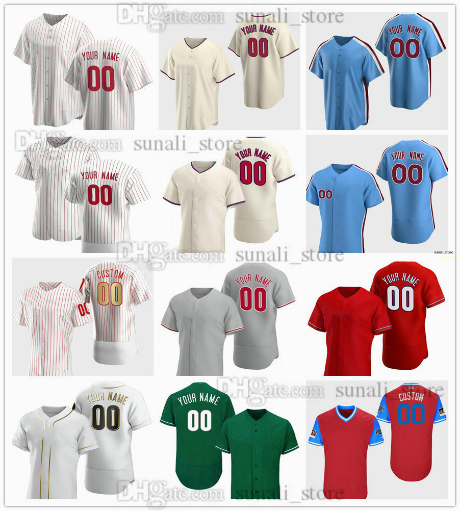 

2023 Baseball Jerseys 44 Jake Cave 18 Dalton Guthrie 16 Brandon Marsh 89 Jhailyn Ortiz 84 Johan Rojas 16 Moniak Charlie 41 Manuel Robin 36 Roberts, White