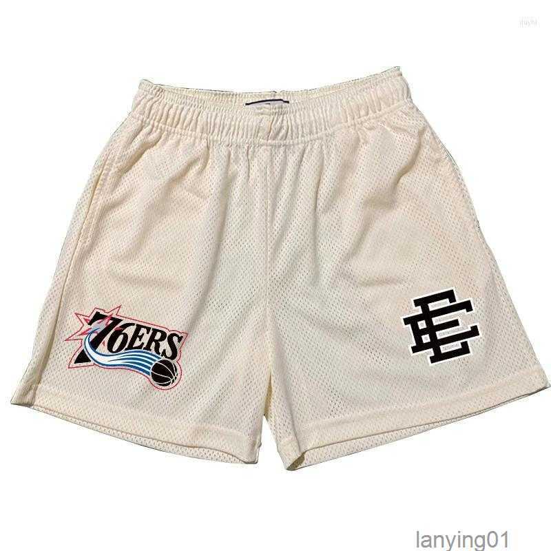 

Men's Shorts Mens Sports Casual Eric Emanuel Ee Summer Dry Mesh Beach Sweatpants Gym Fitness Bodybuilding ShortP8H5P8H5, Beige