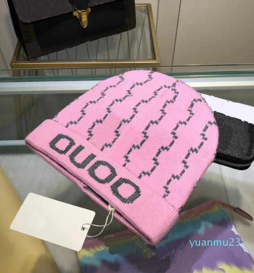 

Luxury beanies designer Winter Bean men and women Fashion design knit hats fall woolen cap letter jacquard unisex warm skull hat 02, 08