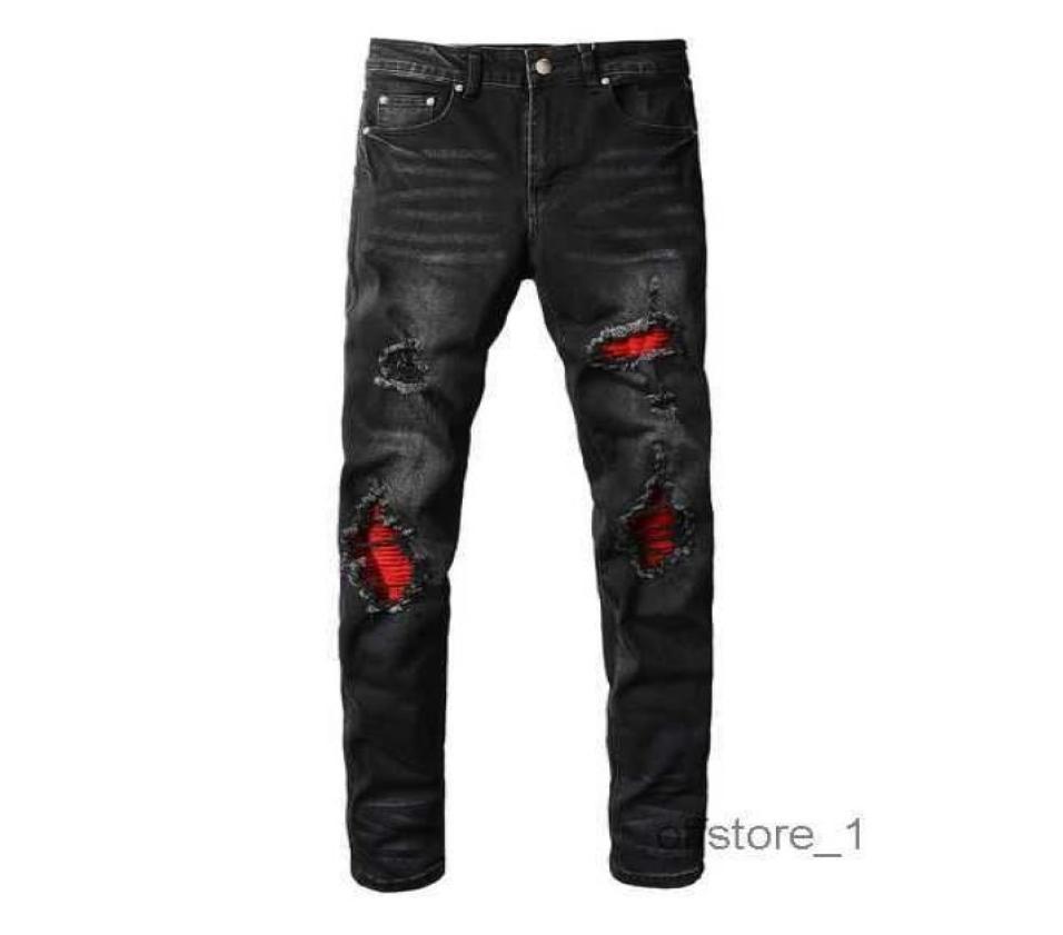 

Denim Coolguy Mens Luxury Designer amirly Jeans Holes Trousers Jean New Biker Pants Man Clothing Arrivals 886 114520023, Black