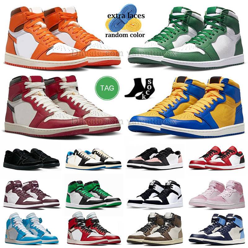 

1 Jumpman High Og Basketball Shoes 1s Low o g Olive Black Phantom Mens Womens Travis J1 Starfish Chicago Lost and Found Reverse Mocha Lucky Green Gorge Outdoor Sneakers, H02 36-47 high cactus jack