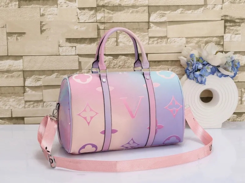 

Multi Style Women Designers Travel Bag Leather Large Capacity Men Big Luggage Handbag Duffle Bags Shoulder Crossbody Outdoor travels Purse, Beige