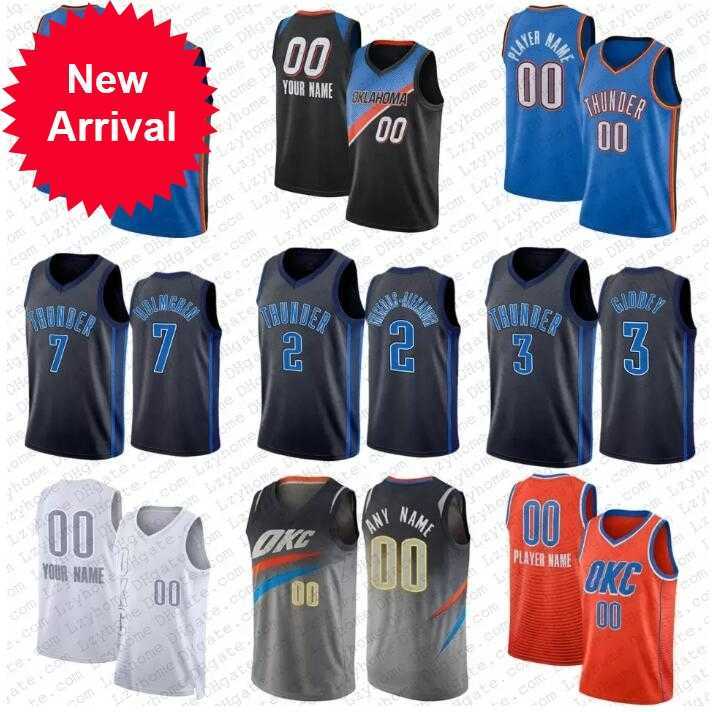 

Men Women Youth Oklahoma''City Thunder''Custom 55 Darius Bazley 21 Aaron Wiggins 12 Lindy Waters III 17 Aleksej Pokusevski 33 Mike Muscala Basketball Jerseys, Colour