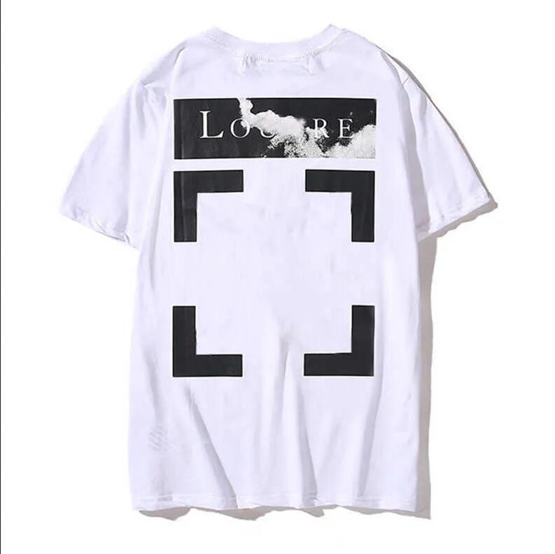 

Mens Fashion Brand Luxury t Shirts Designers High-quality T-shirt Cotton Loose Arrow x Badge Original Bags Women Tops Tees Casual offSport Black White offsTshirts, Add postage