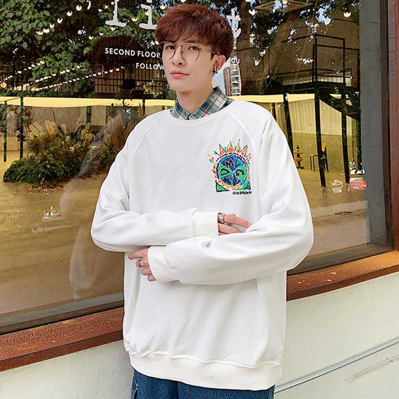 

Men's Hoodies Oversized for Men Streetwear Male Autumn Printed Pattern O-neck Pullovers Casual Plus Size Sweatshirt Long Sleeve Tops F7o5, Burgundy