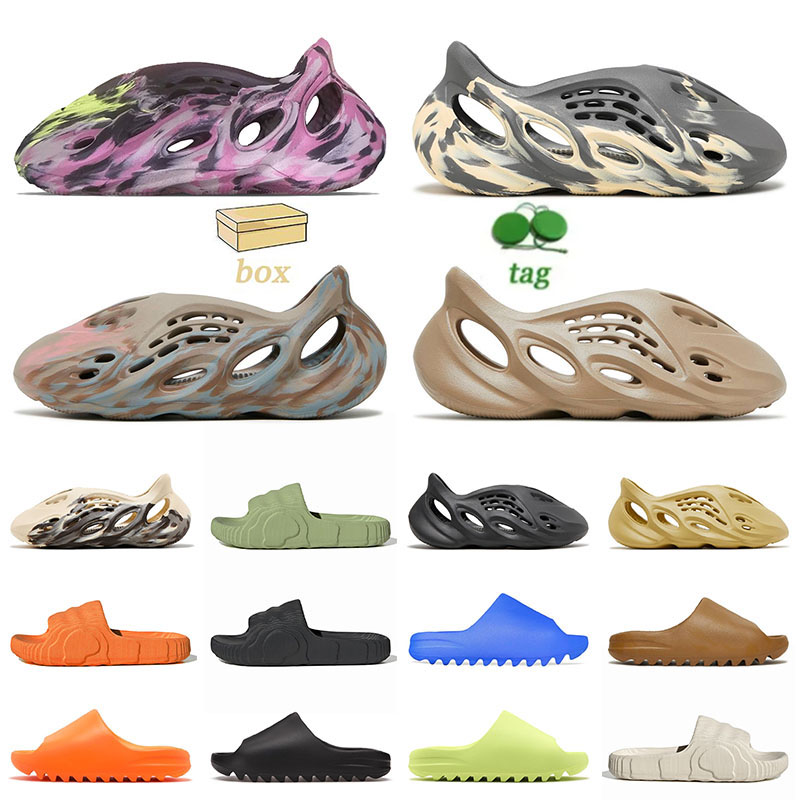

Top Fashion Sandals Slides Slippers Shoes Trainers Slider Slippers Graffiti Bone White Resin Desert Sand Beach Mx Carbon EVA Runners Men Women Sneakers, E10 magic lime 36-46