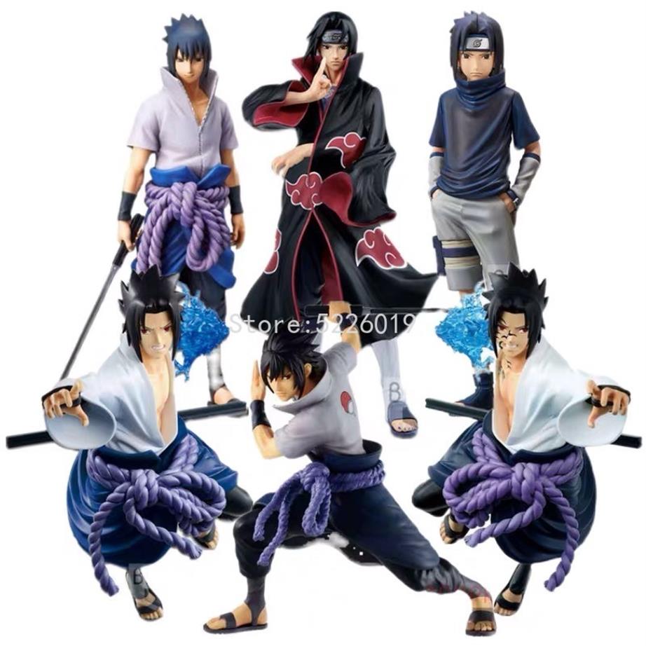 

25cm Vibration Stars NARUTO Anime Figure Uchiha Sasuke Action Figure Uchiha Itachi Figure Hatake Kakashi Figurine Model Toys C0220318R