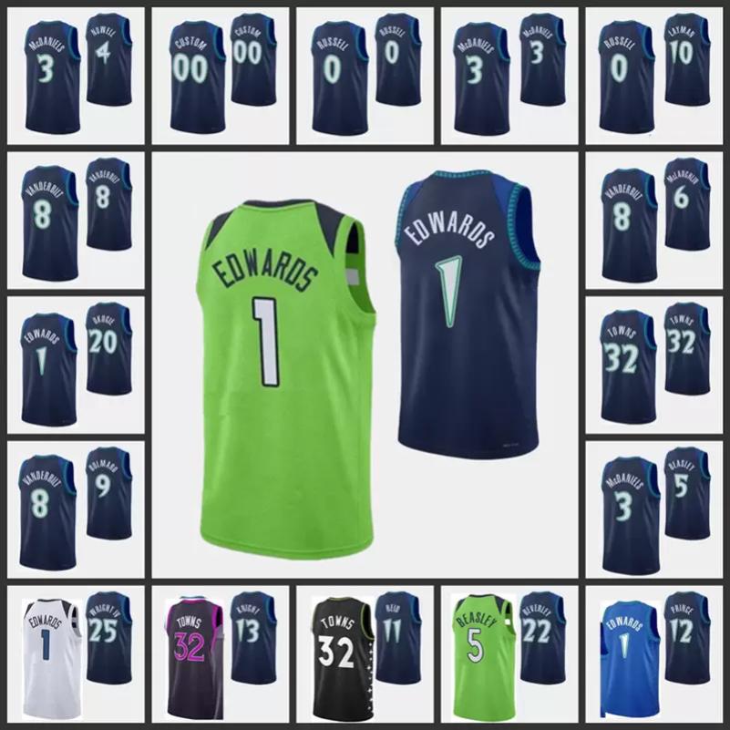 

2022 MIN Anthony Edwards Jersey Minnesotn Timberwolvn Basketball Jerseys Rudy Gobert Karl Towns Jaden McDaniels Mike Conley Royal City 75th Men Jersey Esition, Colour 8