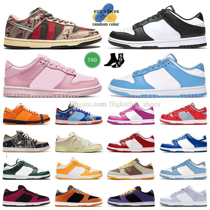 

fashion low Casual Sneakers Shoes Triple Pink panda unc Freddy Krueger Orange Lobster Black White Varsity Green Chunky Michigan Syracuse Outdoor trainers, A68 36-45 what the