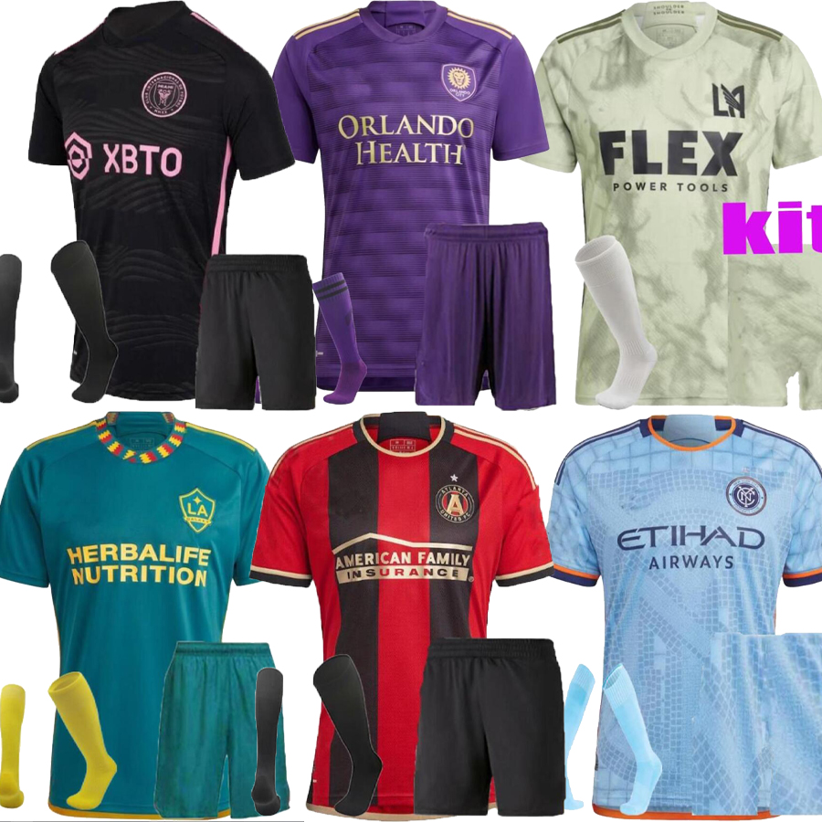 

2023 2024 LA Galaxy LAFC Soccer Jerseys Atlanta Inter United FC Miami Home away 23/24 Los Angeles Football Shirt, Red