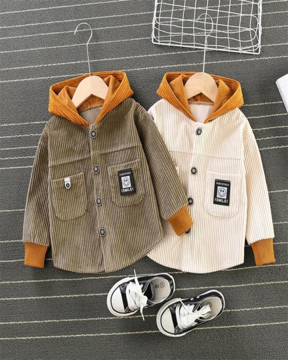 

Spring Autumn Baby Clothes Corduroy Blouse Kid Hoodies Tops Boys Girls Cotton Leisure Sport Hooded Sweatshirts Infant 2203078666079, Yz h xiaolian khaki