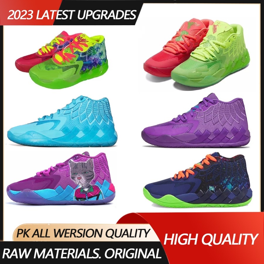

High quality mb1 melo basketball shoes purple of outdoor sports shoes lamelo ball rick morty of lemelo ball basketball melos mb 2 low Sneakers shoe for kids Trainers