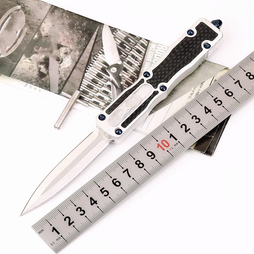 

Custom Prototype D2 blade double action tactical camping knife hunting fodling knives xmas gift knife POCKET TOOL290f