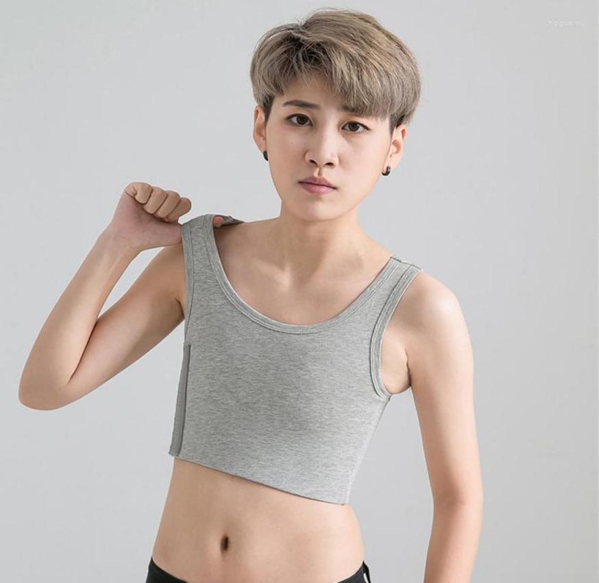 

Women039s Shapers Lesbian Chest Binder Vest Bandage Correction Body Shapewear Reinforced Corset Casual Cotten Shirt Long Loose 2046822, White