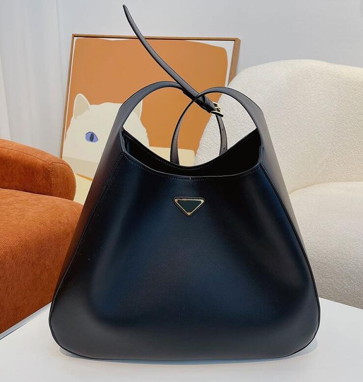 

The tote bags Bucket Bag Shoulder Women Handbag Purse Plain Triangle Hardware Fashion Letters Adjustable Belt Strap Large Capacity Travel Handbags Pocket, Customize