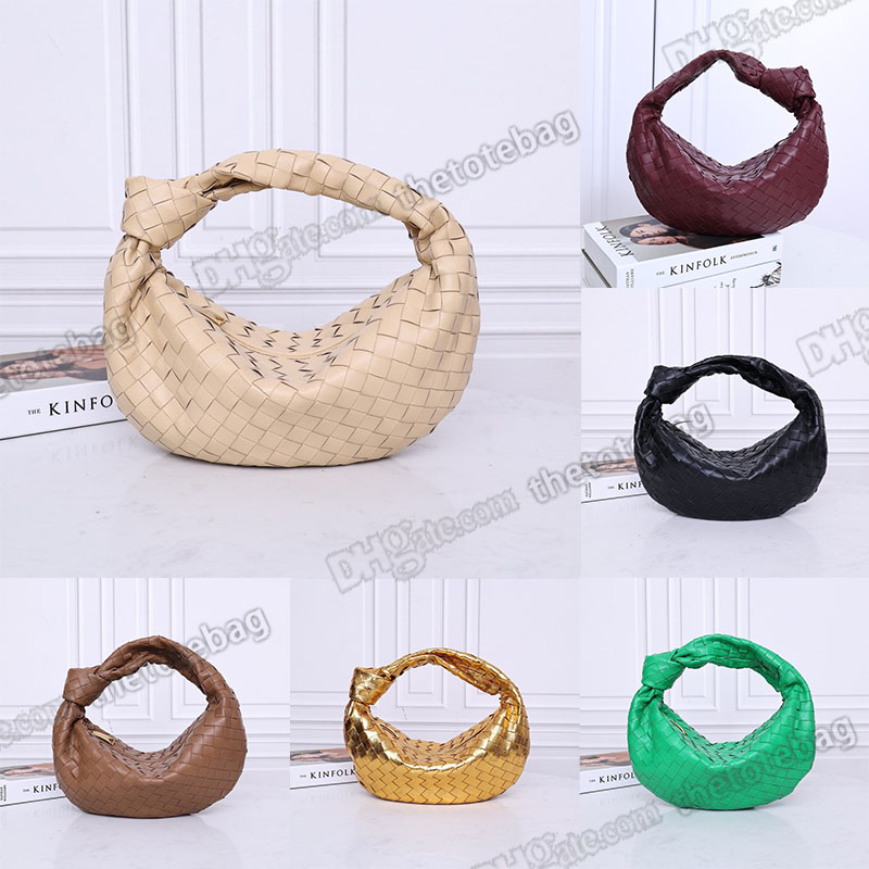 

Teen Jodie leather shoulder bag Women Zip closure Soft Large Tote Luxury Fashion Underarm Knotted Pleated Jodies Dumpling Knitting Designer Small Handbags 36cm