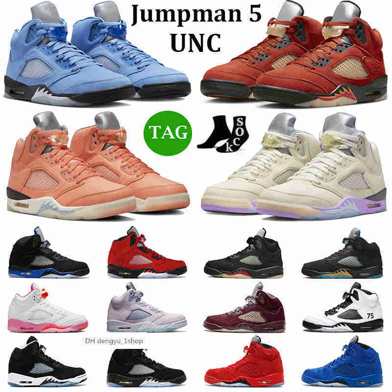 

Jumpman 5 5s Men Basketball Shoes UNC Aqua Mars For Her Racer Blue Green Bean Raging Red Pinksicle Oreo Concord Mens Trainers Sport Snea OG air shoe, #35