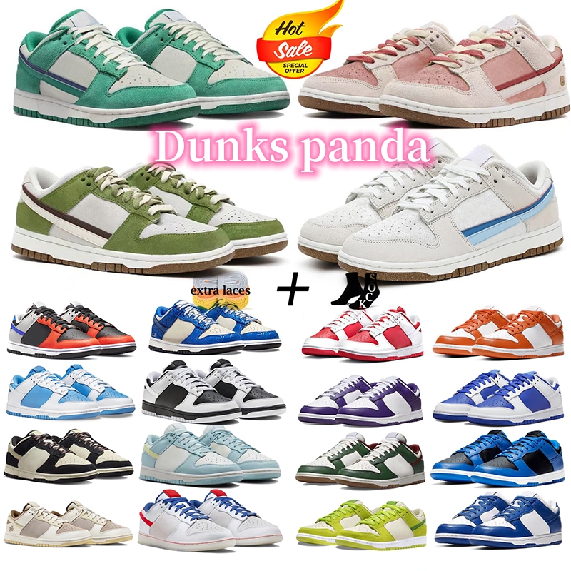 

designer running shoes panda men sneakers pink grey fog black white university blue walking jogging basketball sneaker dunks lows mens sports trainers casual shoes, I need with box