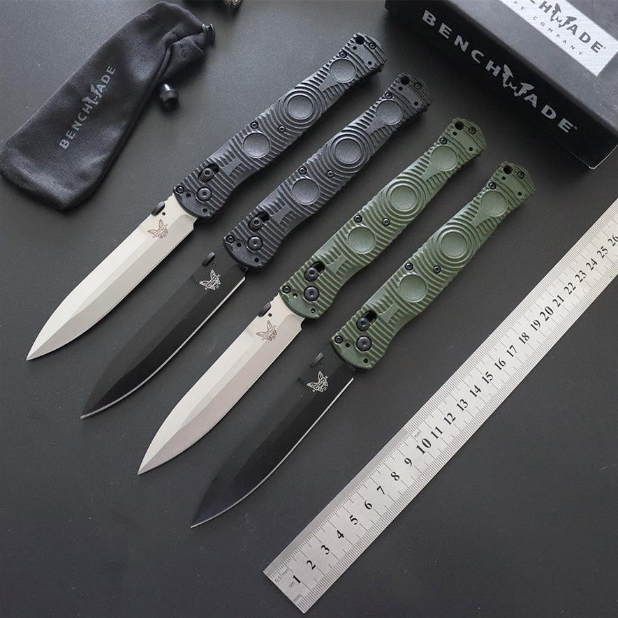 

Benchmade SOCP BM391 AXIS Folding Knife CNC Finish D2 Steel High Hardness Sharp Blade Nylon Fiber Handle Camping Hunting Tactical 279O