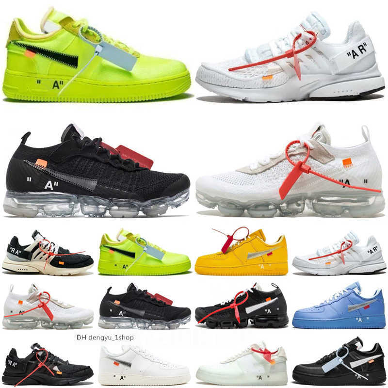

2023 Original Mens womens off Shoes MCA white Blue Red mac Silver Metallic Volt Triple black GNER Presto 2.0 Chaussures niks, Color 23