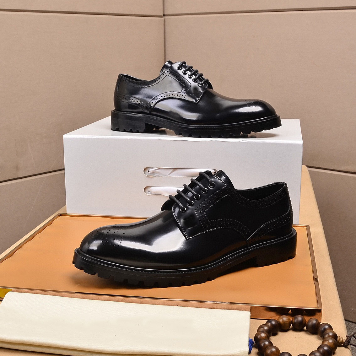 

Tops New Mens Oxfords Dress Shoes Formal Business Original Full Grain Cow Leather Lace Up Driving Casual Shoe Size 38-45, With brand logo 2214380