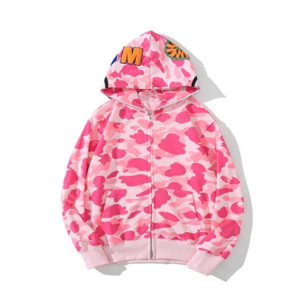 

Full Hoodie Mens Zip Up Designer Shark Hoodies for Woman Black Camouflage Jacket Blue Hoody Hooded Sweatshirt Man Womens Sweater Long Sleeve Tech Fleece Cardig 2AXX, Gray